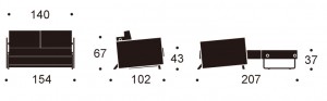 Cubed 140 with arms