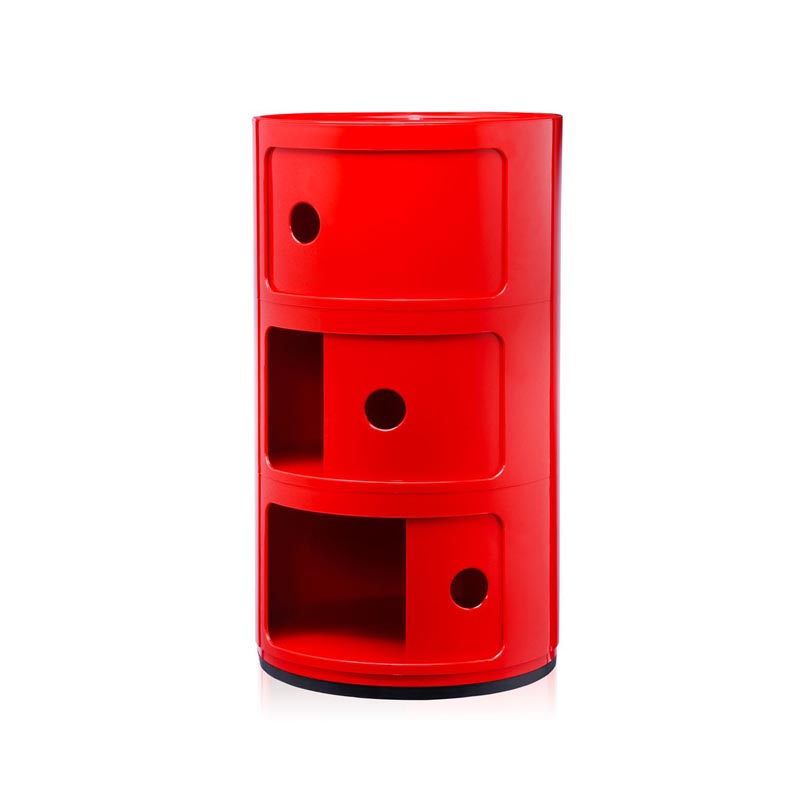 componibili-kartell-3-deurs-rood-iii