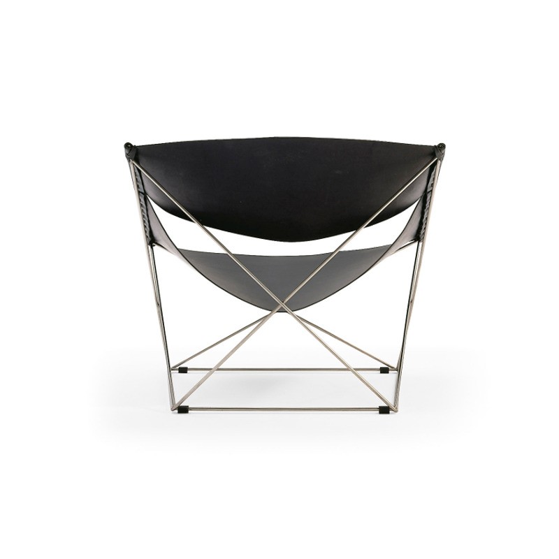butterfly-fauteuil-pierre-paulin-artifort-tuigleer-zwart-achter