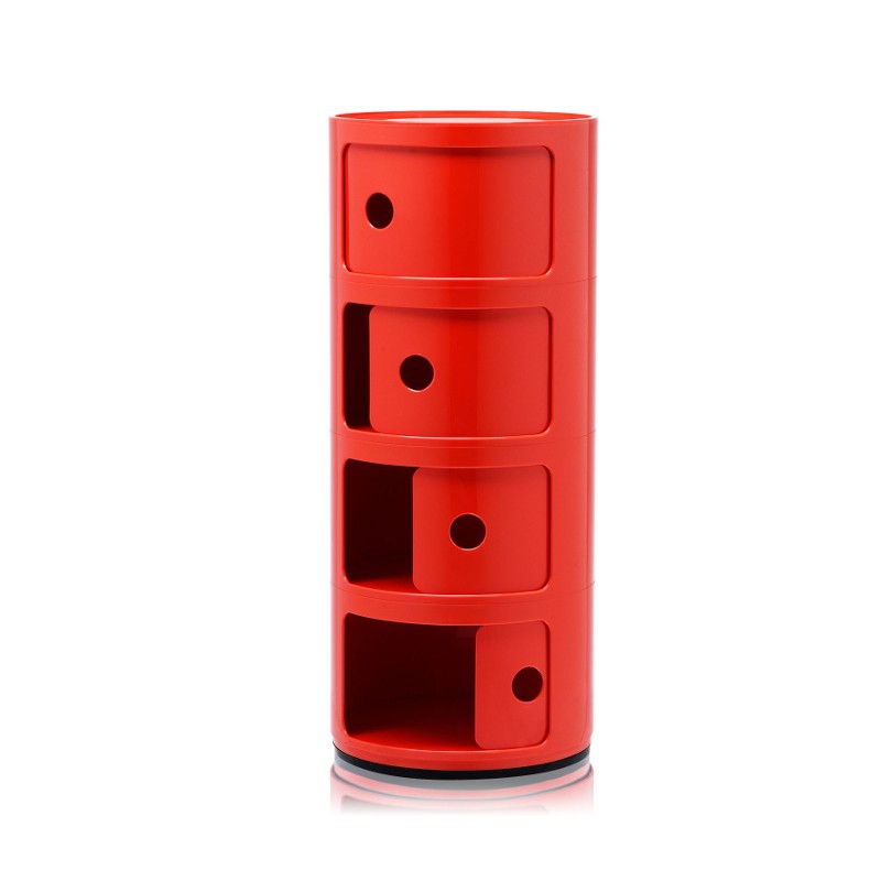 componibili-castelli-ferrieri-kartell-4-deurs-rood-open