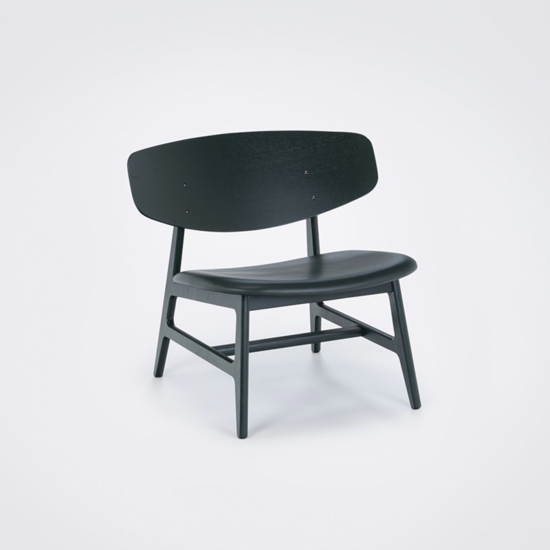 siko-fauteuil-pedersen-houe-groen-frame-groen-leer