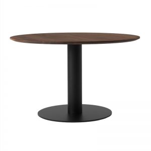 In Between tafel rond metalen poot
